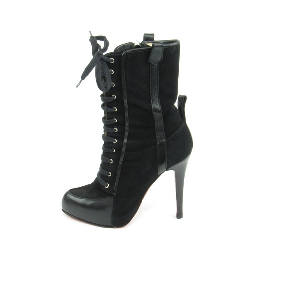 Christian Louboutin Shoes - Lace Up Stiletto Boots (EUR 38)